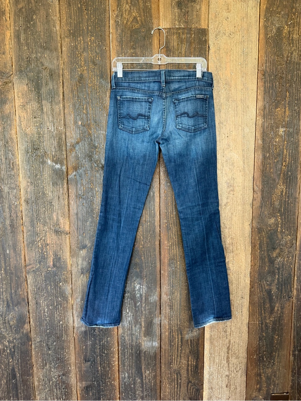 7 For All Mankind Women's Boot Cut Jeans in Medium Blue Wash